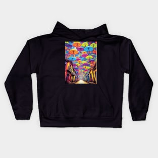 Medellin, Columbia, Travel poster Kids Hoodie